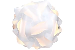 kwmobile DIY Puzzle Lamp Shade - Modern IQ Jigsaw Light in 30 Pieces min. 15 Different Designs - Diameter Approx. 7.9 in / 20