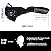 CFORWARD Dustproof Mask Activated Carbon Filtration Exhaust Gas Anti Pollen Allergy PM2.10 Face Mask for Running Cycling and Other Outdoor Activities(591YT)