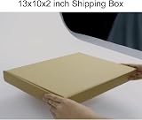 RLAVBL 25 Cardboard Boxes Brown Shipping Box 330x254x51 mm 13x10x2 in view 7