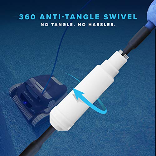 Dolphin Quantum Automatic Robotic Pool Cleaner with ExtraLarge Filter Basket and Intense