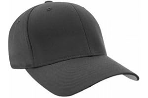 Flexfit Premium Original Wooly Combed Twill Youth Cap 6277Y (Dark Grey)