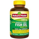 Nature Made Ultra Omega-3 Fish Oil Value Size Softgel, 1400 mg, 90 Count
