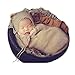 Fashion Newborn Boy Girl Baby Costume Knitted Photography Props Hat Sleeping Bag (Beige)