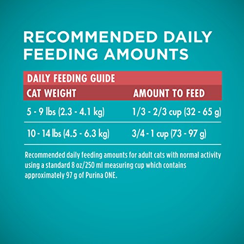 PURINA ONE NATURAL DRY CAT FOOD, TENDER SELECTS BLEND WITH REAL SALMON – 7 LB. BAG