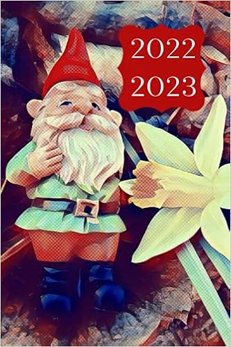 Red Hat Garden Lawn Gnome Fantasy Lover's Dated Weekly 2 Year Calendar Planner Gift Book: Cute Small Pocket/Purse Size To-Do Lists,Tasks, Notes, ... (Calendar Books Years: Jan 2022- Dec 2023): Closs, Sandy:
