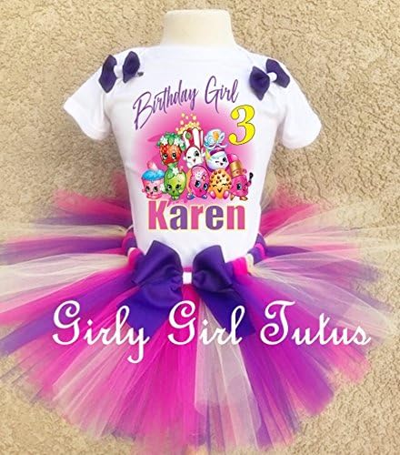 Shopkins Birthday Outfit Tutu Set Personalized