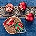 iPEGTOP Delicate Painting & Glittering Shatterproof Christmas Ball Ornaments - 30ct 60mm/2.4