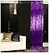 ShinyBeauty Sequin Curtains 2 Panels Purple 2FTx8FT Sequin Photo Backdrop Royal Purple Sequin Backdrop Curtain Pack of 2 Shimmer Fabric Backdrop Party Photographic Studio Photo Backgrounds