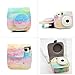 WOGOZAN Compatible Fujifilm Instax Mini 9 Instant Film Camera Case Suit with Case, Album, Filters and Other 6 Accessories 9 Items for Fujifilm Instax Mini 9 Mini 8 (Smear Color Kit)