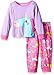 Komar Kids Big Girls Unicorn 2pc Pant Set, Pink, 2T
