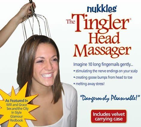 The Tingler Therapeutic Head Scalp Massager Massage by The Nukkles Company
