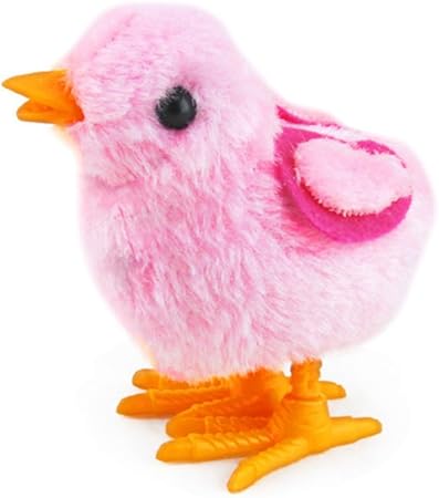 Amazon Bartram 時計仕掛け ぬいぐるみ 可愛い鶏 楽しい散歩 跳ねる ぜんまい玩具 贈り物 子供 ぬいぐるみ おもちゃ