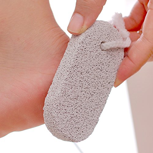 Double Sided Pumice Stone 100% Pedicure Tool - Best Callus Remover And Foot Scrub from Lava Rock Exfoliates Feet & Smooths Skin