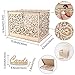 OurWarm Wedding Card Box, PVC Gift Card Box Wedding Envelope Money Box for Baby Showers, Birthday, Graduation Decoration