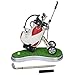 10L0L Golf Pen Holder with 3 Pieces Golf Club Pens Set Unique Golf Golf Desk Decor Gifts Souvenirs for Men - Red + White w/o Base