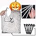 Halloween Giant Spider Web, 23 X 18ft Triangular Mega Spider Web for Outdoor Halloween Decor Decoration Outdoor Yard, White