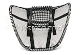 Manso Car Office Seat Chair Massage Back Lumbar Support Mesh Ventilate Cushion Pad