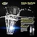 CougarMotor LED Headlight Bulbs All-in-One Conversion Kit - H4 (9003 Hi/Low) -7,200Lm 6000K Cool White CREE - 3 Year Warranty