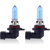 NEWBROWN 9012 HIR2 Headlight Bulb Halogen High and Low Beam 12V 55W 5000K White Light Long Life Replacement PX22D (9012/HIR2, 2 Pcs)