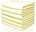 Royal Microfiber Cleaning Cloth Set - 6 Towels Combo Pack - Highly Absorbent, Ultra Soft and Reusable - Lint Free and Streak Free (24