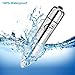 Ready and Willing Luxury Trigger Massager Powerful 10 speed waterproof with microfiber storage bag (Metallic Silver)
