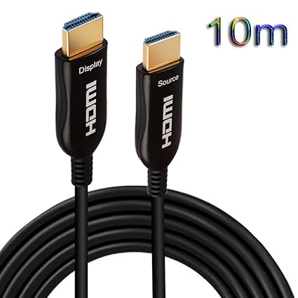 MeterMall - Cable HDMI de Fibra HDMI para proyectores 4K 3D HDR ...