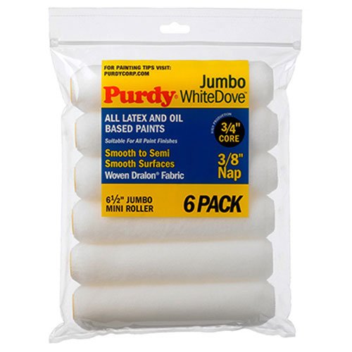 Purdy 140626612 jumbo mini white dove roller replacemen…