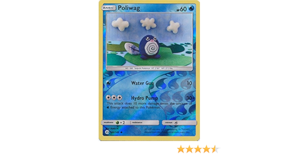 Amazon Com Poliwag 30 149 Common Reverse Holo Toys Games
