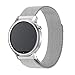 Magnetic Milanese Loop Replacement Stainless Steel Watch Band Strap for Moto 360 2nd Gen Man 46mm (Silver, 22mm)