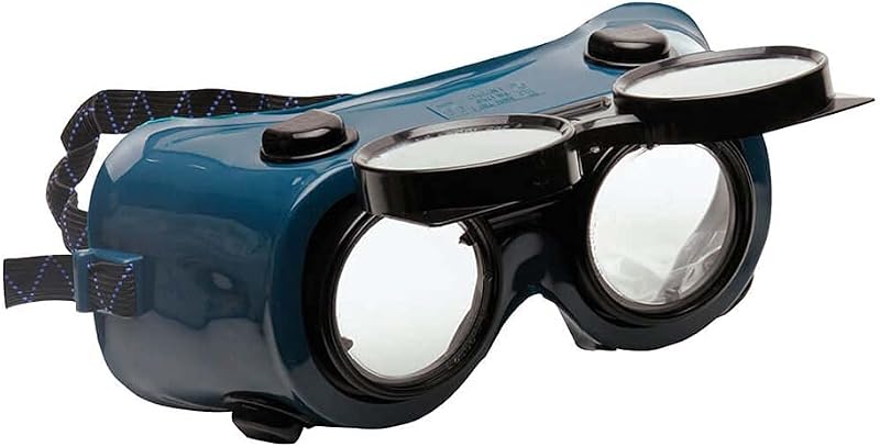 Portwest Gas Welding Goggles PW60BGR Bottle Green Flexible PVC UV Protection