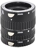 Xit XTETS Auto Focus Macro Extension Tube Set for