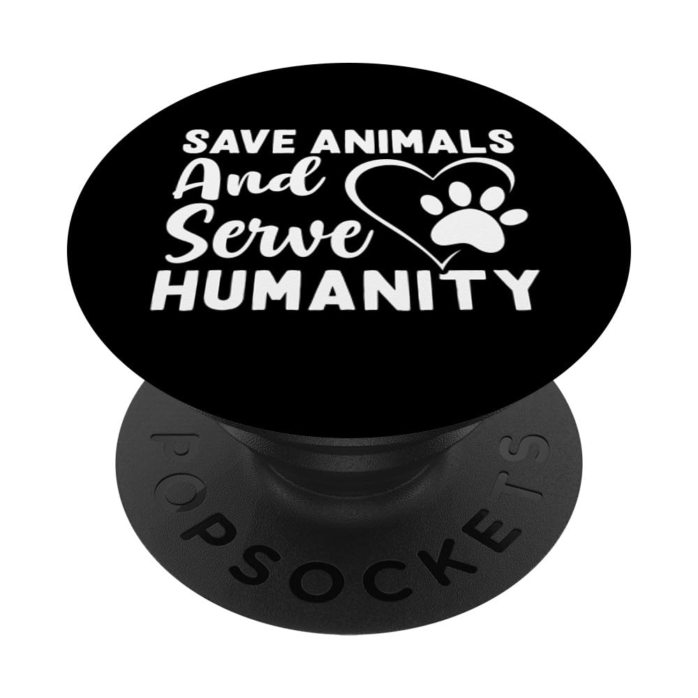 Animal Rights Design For Animal Welfare Activists PopSockets Adhesive PopGrip