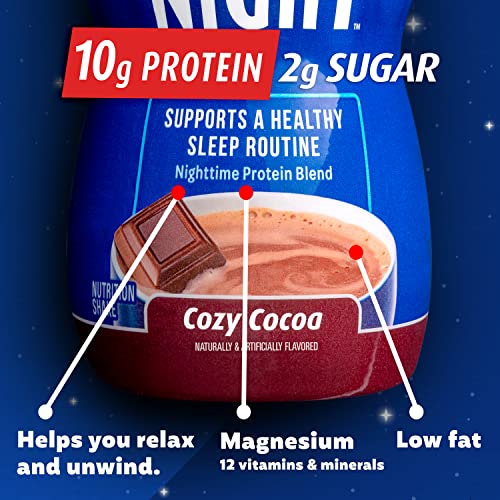 Premier Protein Good Night Protein Shake, Cozy Cocoa, 10g Protein, 2g