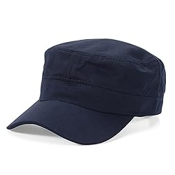 Cadet Army Cap Military Style Adjustable Flat Top