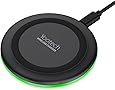 Yootech Wireless Charger Qi-Certified 7.5W Wireless Charging Compatible with iPhone Xs MAX/XR/XS/X/8/8 Plus,10W Compatible Galaxy Note 9/S9/S9 Plus/Note 8/S8,5W All Qi-Enabled Phones(No AC Adapter)