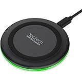 Yootech Wireless Charger Qi-Certified 7.5W Wireless Charging Compatible with iPhone Xs MAX/XR/XS/X/8/8 Plus,10W Compatible Galaxy Note 9/S9/S9 Plus/Note 8/S8,5W All Qi-Enabled Phones(No AC Adapter)