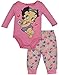 Baby Girls' Betty Boop Onesie and Pant Set