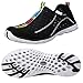 Zhuanglin Women's Quick Drying Aqua Water Shoes Size 7 B(M) US Black,Black,7 B(M) US