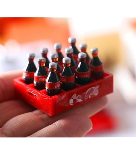 Melody Jane Dollhouse Miniature Drink Bottles – 10-Piece Mixed Color Kitchen/Shop Accessory - View #6