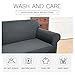 CHUN YI Stretch Sofa Slipcovers 2-Piece Couch Cover Furniture Protector Arm Chair Loveseat Coat Soft High Elastic Material, Checks Spandex Rhombus Fabric(X-Large,Gray)