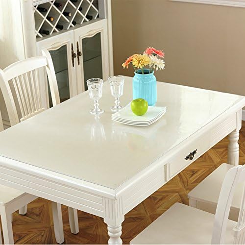 PVC Soft Glass Dining Table Cloth/Coffee Table Pad-I 90x140cm(35x55inch)