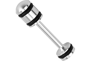 CZMZHFC LS Billet Rear Galley Plug Barbell Oil Diverter,Ls Performance Parts Fits for GM Gen III & IV LS1 LS3 LS2 LQ4 LQ9 LS6 L92 L33 L99,Oil Diverter 6061-T6 Aluminum Alloy Material (1PC)