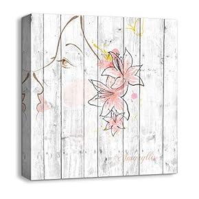 Canvas Wall Art Beautiful Flowers Painting...