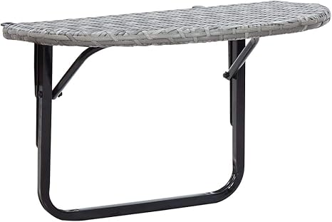 vidaXL Balkontisch Klappbar Balkonhängetisch Klapptisch Balkonmöbel