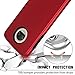 Moto Z2 Force Case,SENON Slim-fit Shockproof Anti-Scratch Anti-Fingerprint Protective Case Cover for Motorola Moto Z Force (2nd Generation) Red