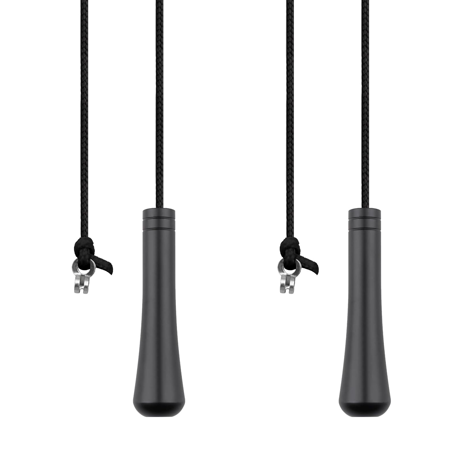 TXErfolg 2Pcs Bathroom Light Pull Cord 5.8cm Handle with 150cm Cord Connector Teardrop Switch Black Light Pull Handle