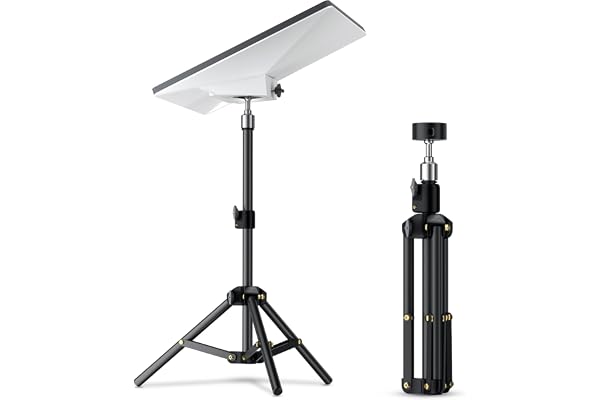 for Starlink Mini Tripod with Adapter(for Both 2025 New&Old Version), Adjustable Tripod Mount for Starlink Mini Dish, Portabl