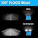 LED Pods, DJI 4X4 2Pcs 5'' 144w LED Light Bar OSRAM Flood Beam Off Road LED Cubes Work Light Driving Fog Lamps for Trucks ATV UTV SUV Jeep Boat Motorcycle, 2 Years Warranty
