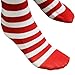 Funny Party Hats Christmas Tights - Costume Accessory - Thigh Highs and Tights (Red & White Striped)