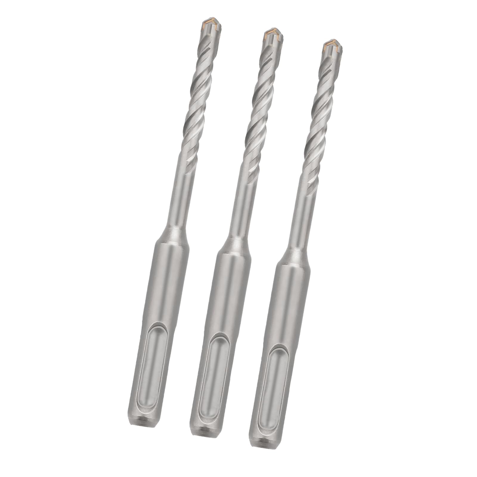 hsawbit SDS Plus Hammer Drill Bits 6mm x 110mm x 3, SDS Masonry Dill Bit Cross Tip Carbide Drill bit for Brick Walls, Concrete, Stone — image 1